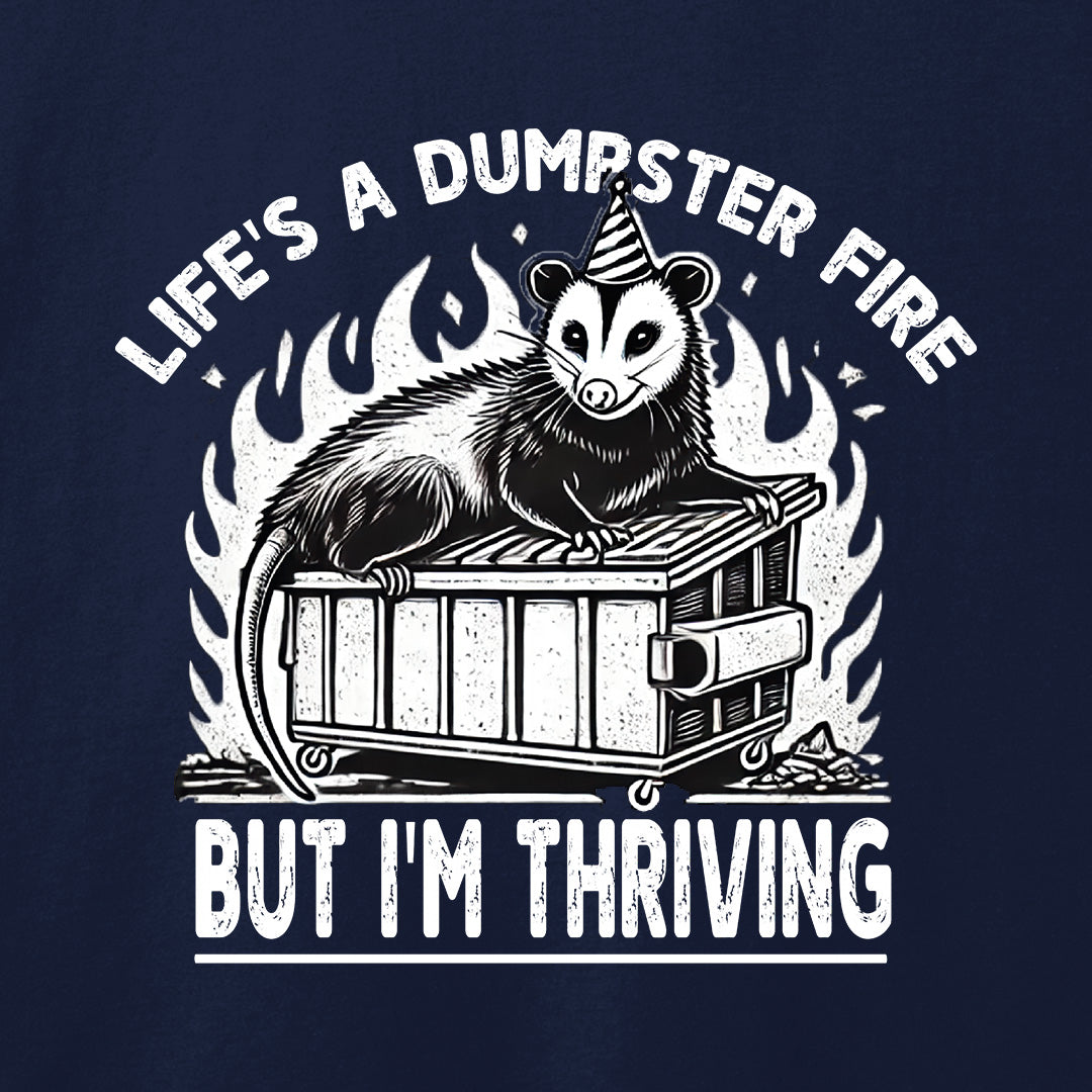 Life’s a Dumpster Fire T-Shirt-T-Shirt-Asphalt-S-