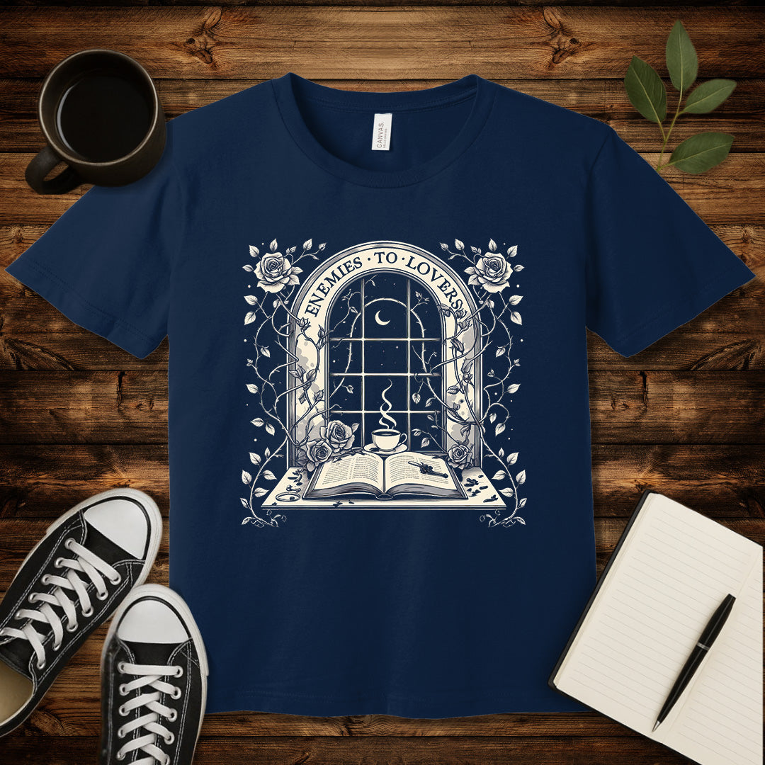 Enemies to Lovers T-Shirt-T-Shirt-Navy-S-wearable sarcasm by Savage Tee Society