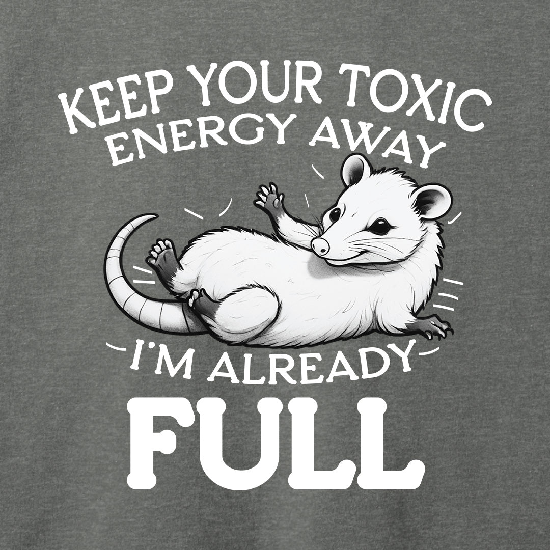 Keep Your Toxic Energy T-Shirt-T-Shirt-Asphalt-S-