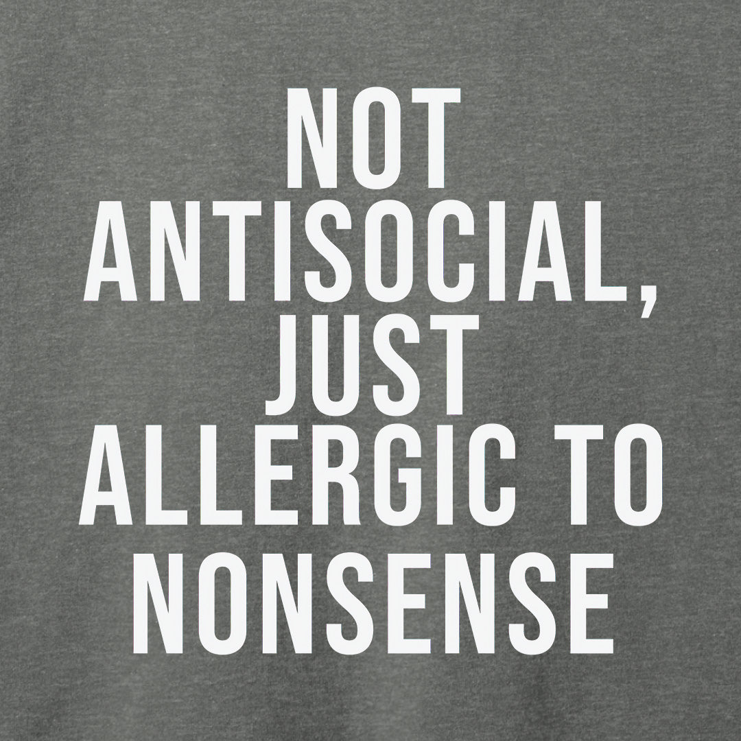 Not Antisocial T-Shirt-T-Shirt-Asphalt-S-