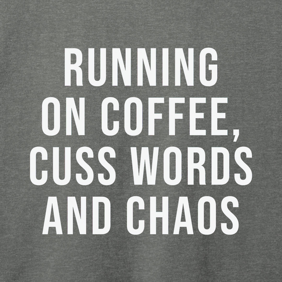 Coffee and Cuss Words T-Shirt-T-Shirt-Deep Heather-S-