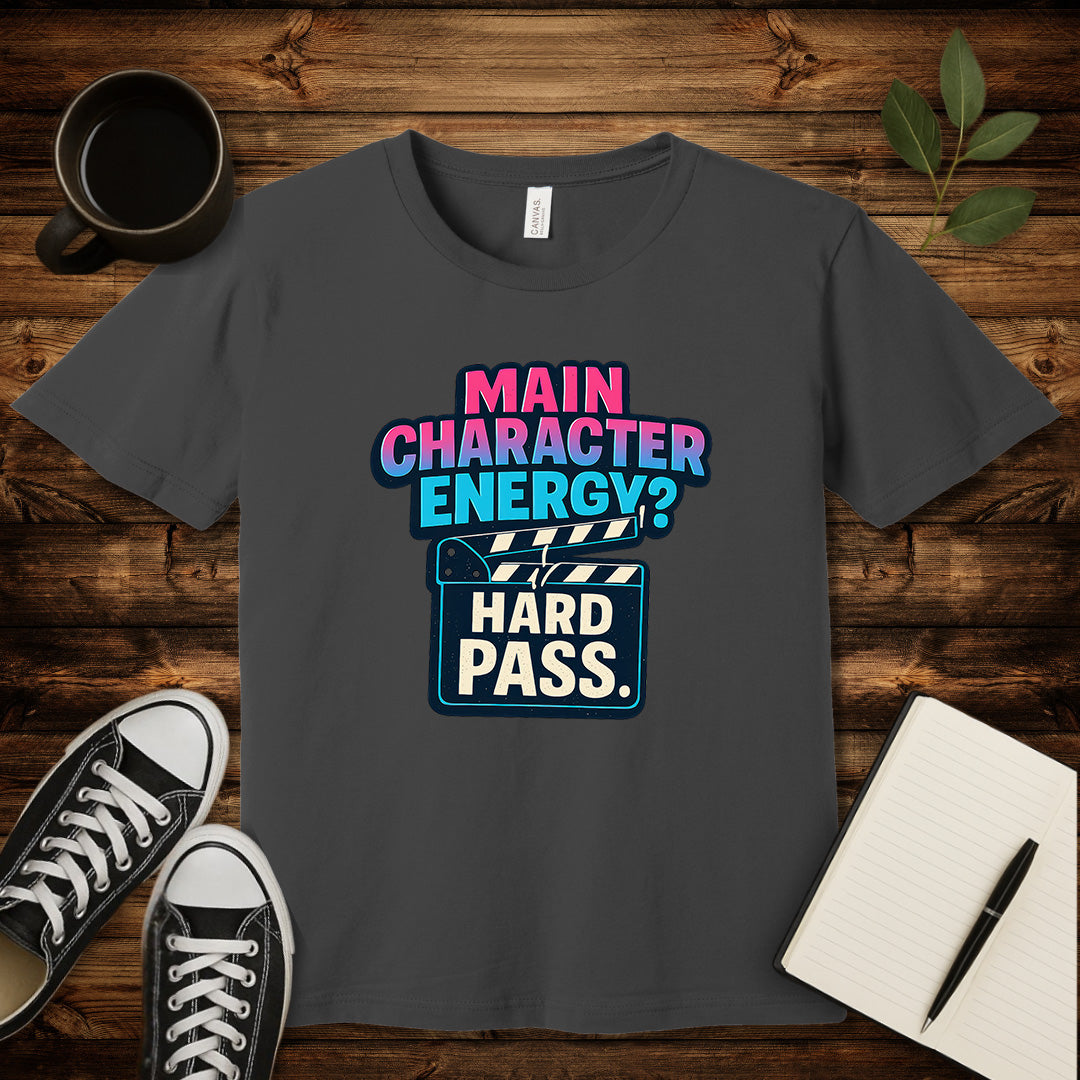 NPC Energy T-Shirt-T-Shirt-Asphalt-S-wearable sarcasm by Savage Tee Society