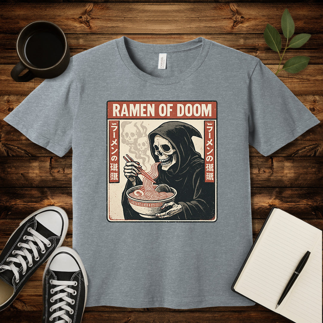 Ramen of Doom T-Shirt-T-Shirt-Athletic Heather-S-wearable sarcasm by Savage Tee Society