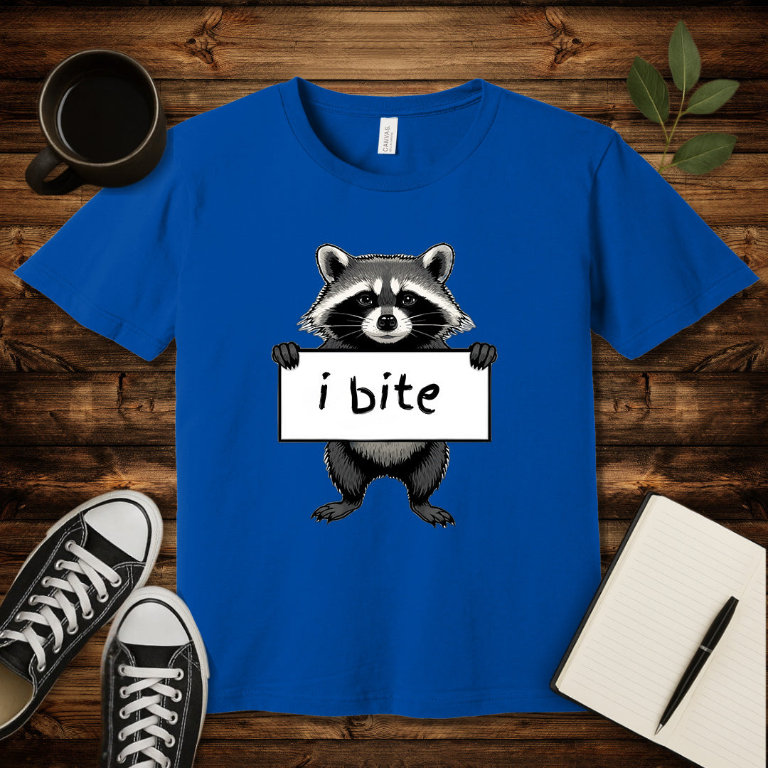 I Bite T-Shirt-T-Shirt-True Royal-S-wearable sarcasm by Savage Tee Society