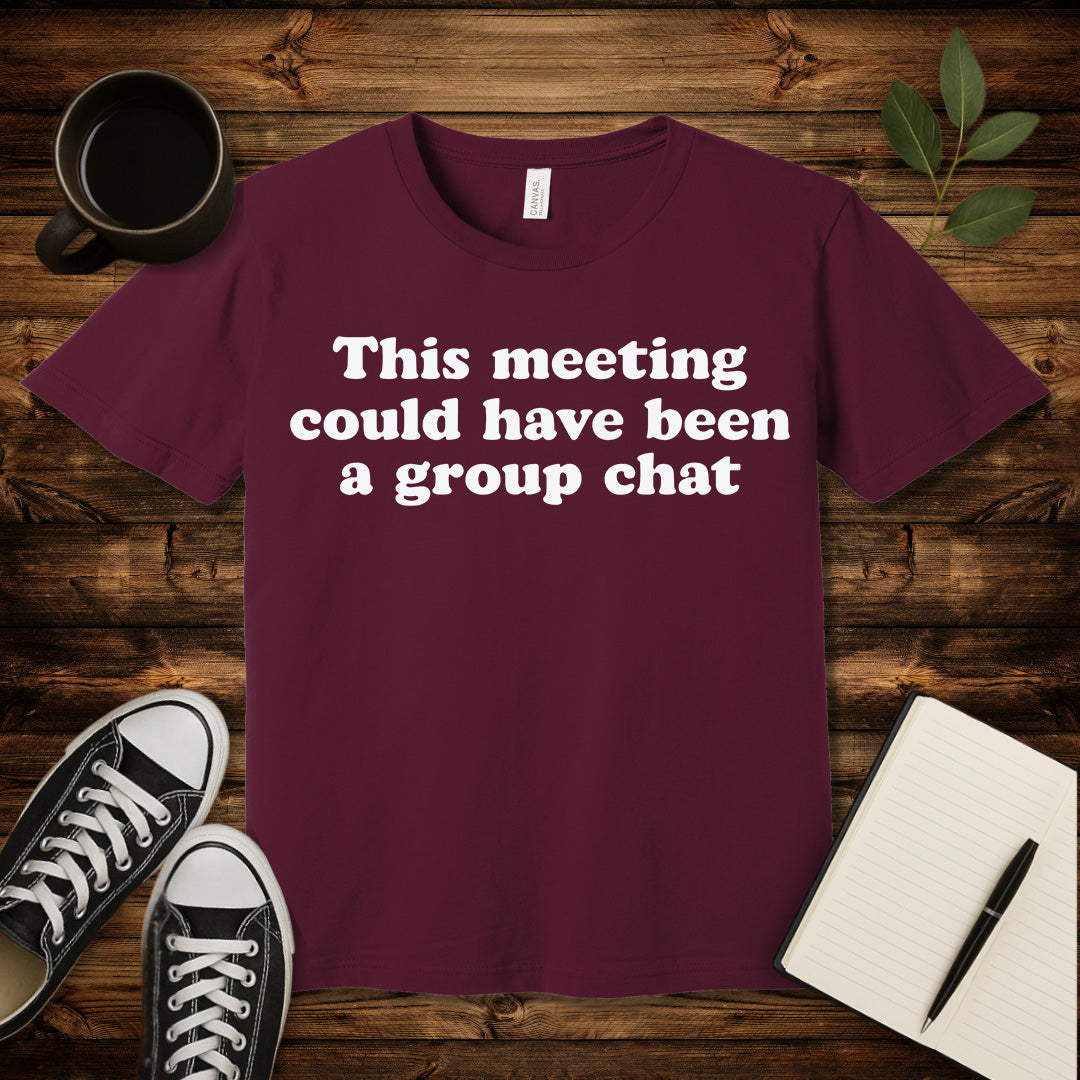 This Meeting Sucks T-Shirt-T-Shirt-Maroon-S-wearable sarcasm by Savage Tee Society