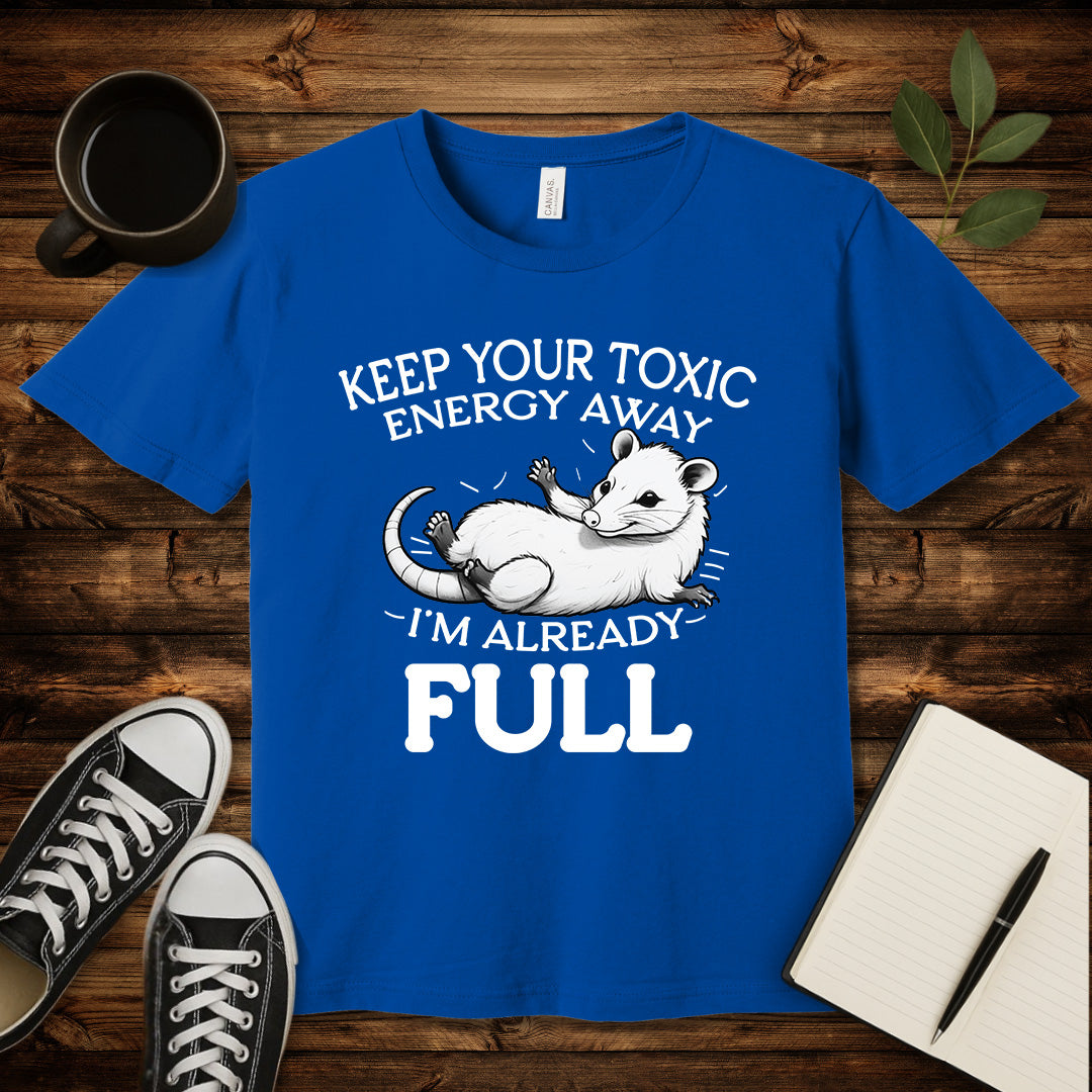 Keep Your Toxic Energy T-Shirt-T-Shirt-True Royal-S-wearable sarcasm by Savage Tee Society