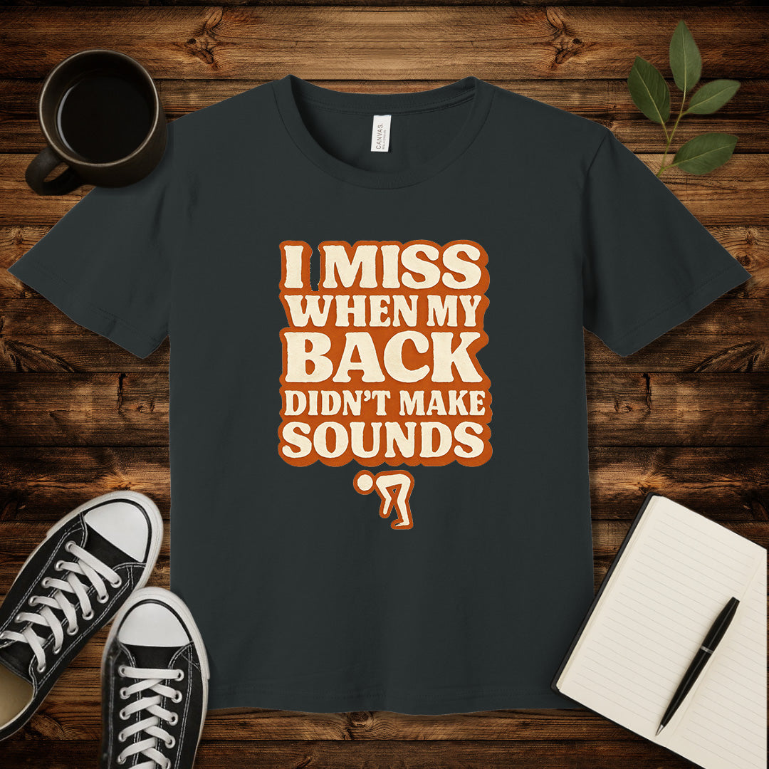 Back Noise Nostalgia T-Shirt-T-Shirt-Dark Grey-S-wearable sarcasm by Savage Tee Society
