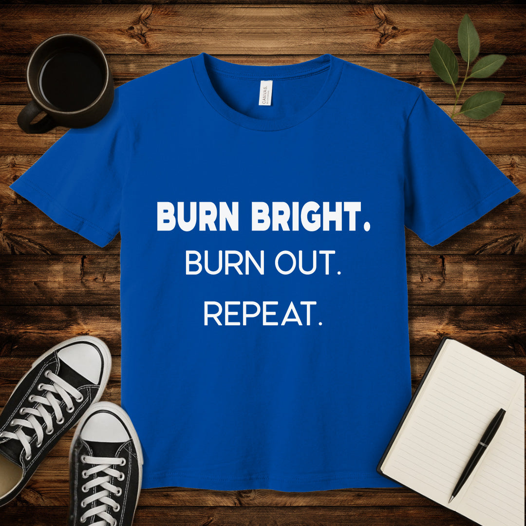 Burnout Loop T-Shirt-T-Shirt-S-True Royal-wearable sarcasm by Savage Tee Society