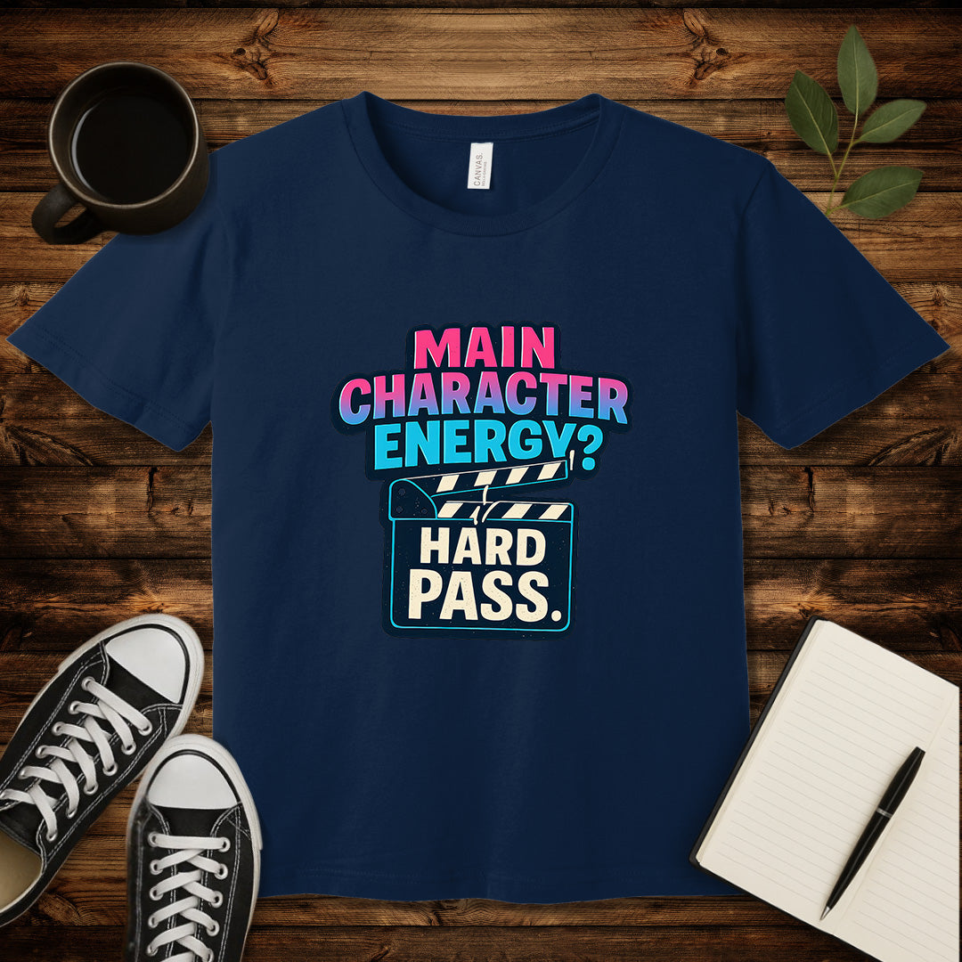 NPC Energy T-Shirt-T-Shirt-Navy-S-wearable sarcasm by Savage Tee Society