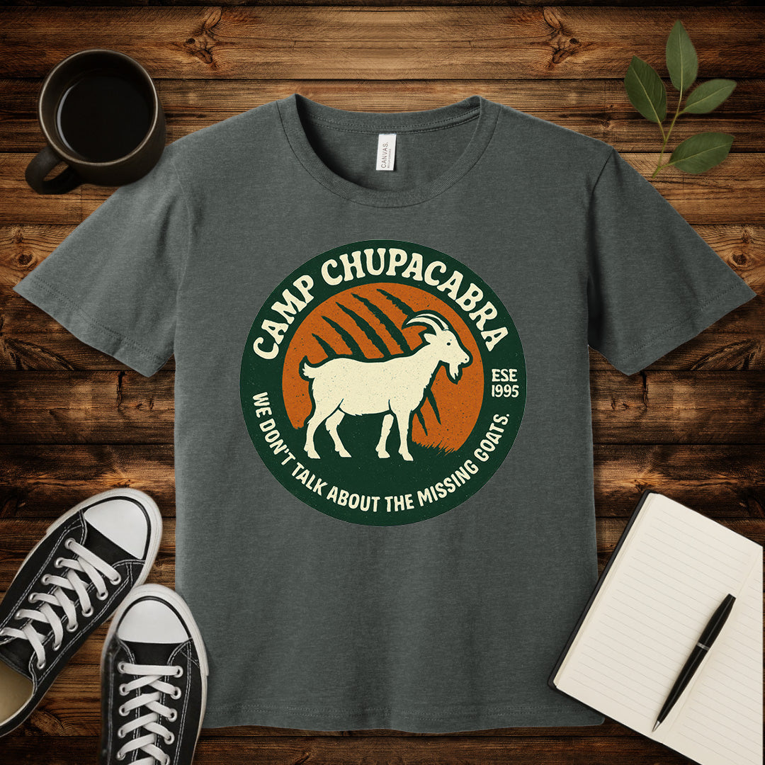 Camp Chupacabra T-Shirt-T-Shirt-Deep Heather-S-wearable sarcasm by Savage Tee Society