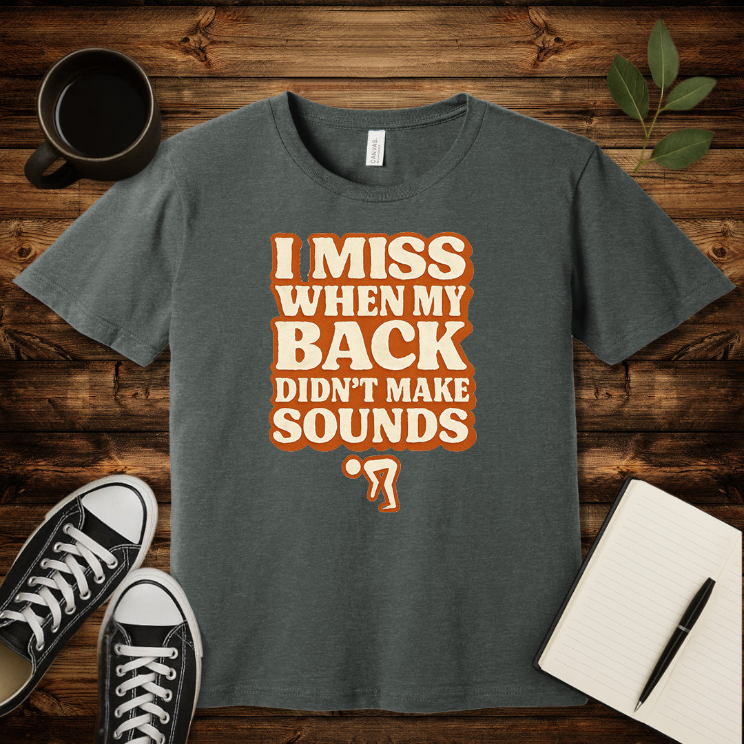Back Noise Nostalgia T-Shirt-T-Shirt-Deep Heather-S-wearable sarcasm by Savage Tee Society
