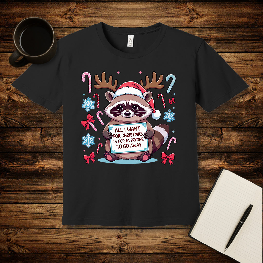 Go Away Anti-Social Christmas T-Shirt