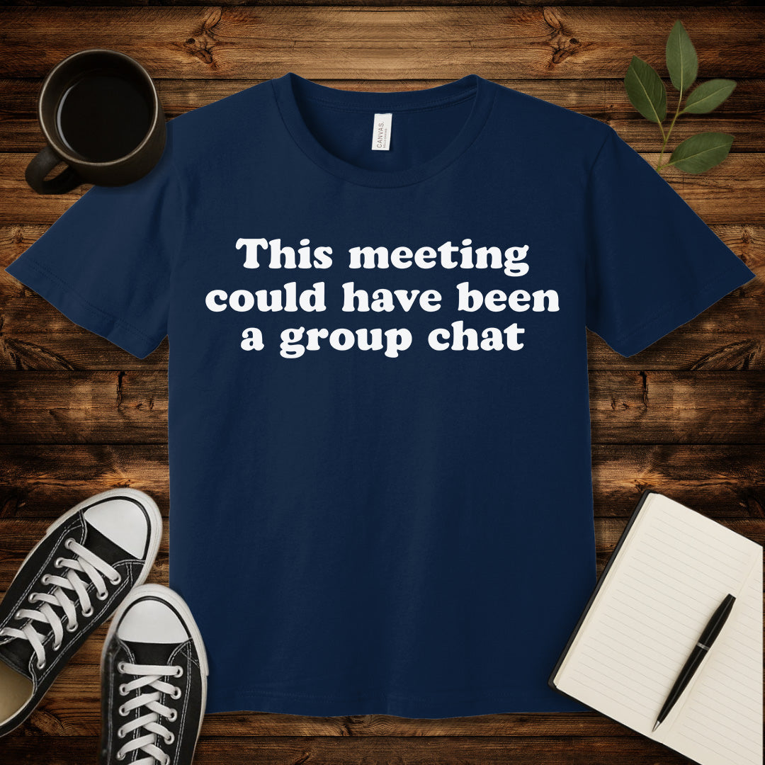 This Meeting Sucks T-Shirt-T-Shirt-Navy-S-wearable sarcasm by Savage Tee Society