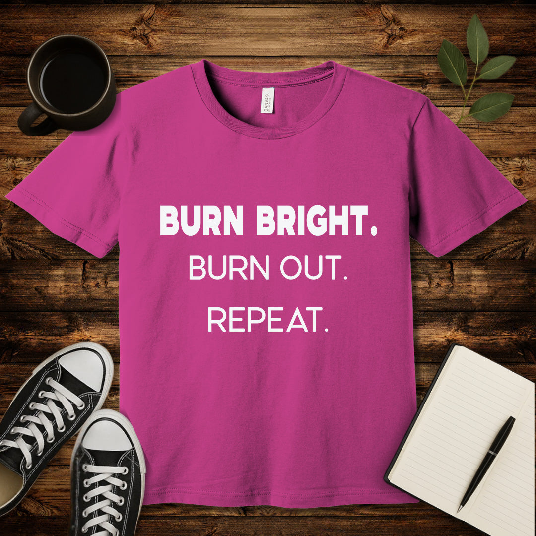 Burnout Loop T-Shirt-T-Shirt-S-Berry-wearable sarcasm by Savage Tee Society