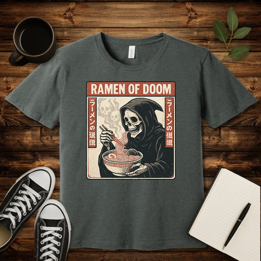 Ramen of Doom T-Shirt-T-Shirt-Deep Heather-S-wearable sarcasm by Savage Tee Society