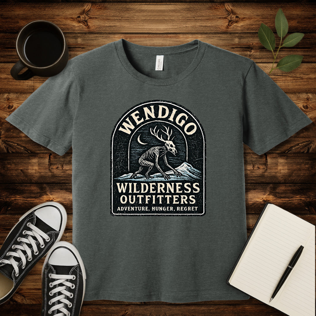 Wendigo Outfitters T-Shirt-T-Shirt-Deep Heather-S-wearable sarcasm by Savage Tee Society
