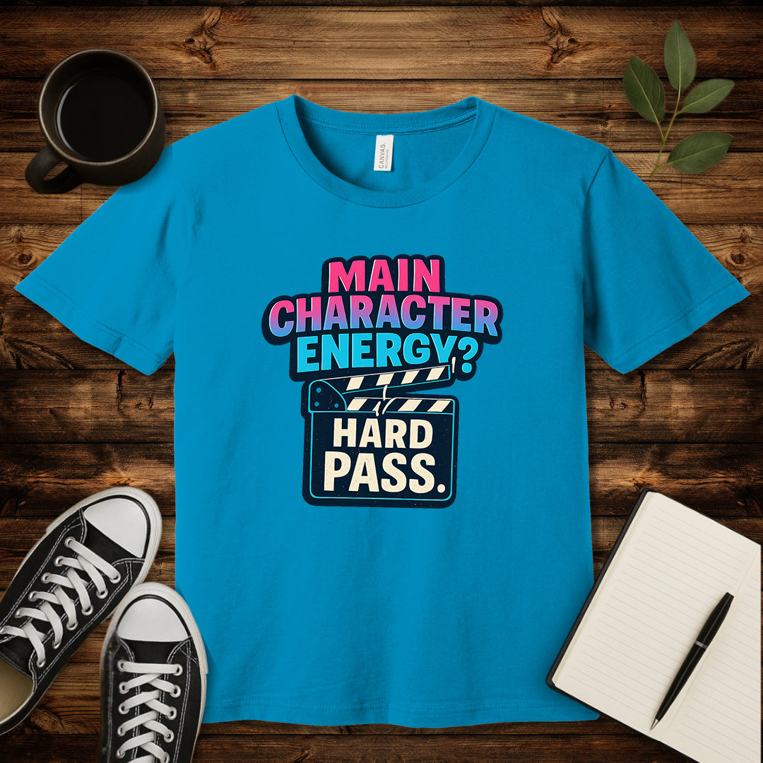 NPC Energy T-Shirt-T-Shirt-Aqua-S-wearable sarcasm by Savage Tee Society