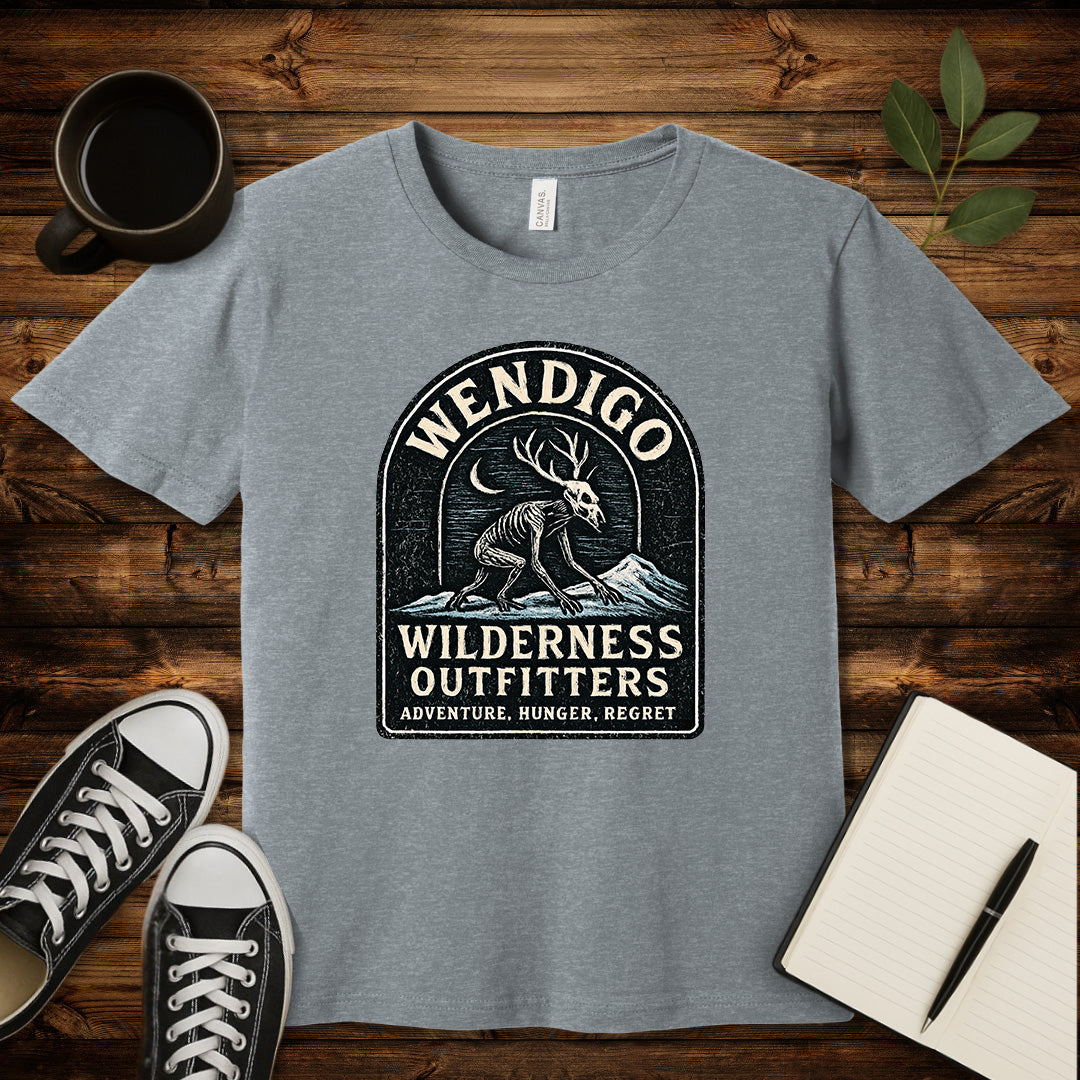 Wendigo Outfitters T-Shirt-T-Shirt-Athletic Heather-S-wearable sarcasm by Savage Tee Society