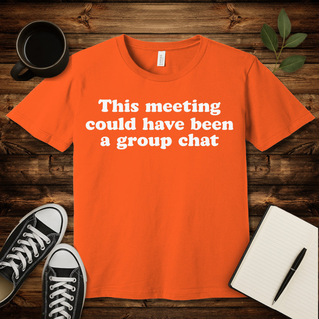 This Meeting Sucks T-Shirt-T-Shirt-Orange-S-wearable sarcasm by Savage Tee Society