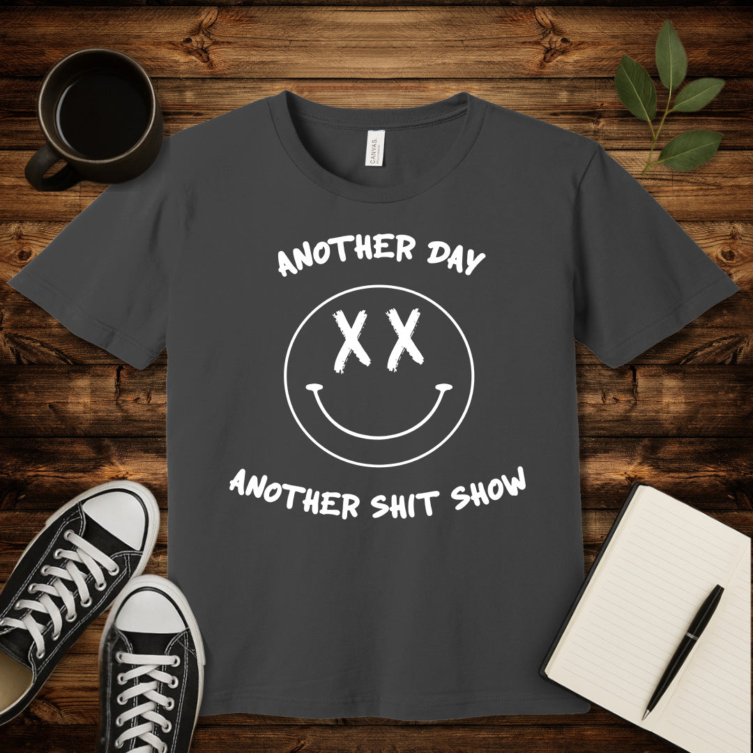 Another Day Another Shit Show T-Shirt-T-Shirt-Asphalt-S-wearable sarcasm by Savage Tee Society