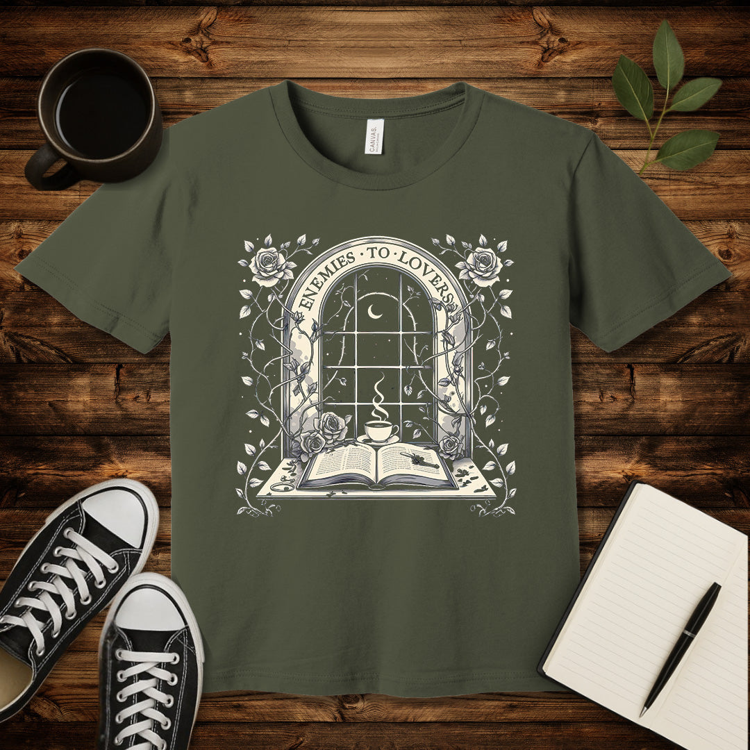 Enemies to Lovers T-Shirt-T-Shirt-Army-S-wearable sarcasm by Savage Tee Society