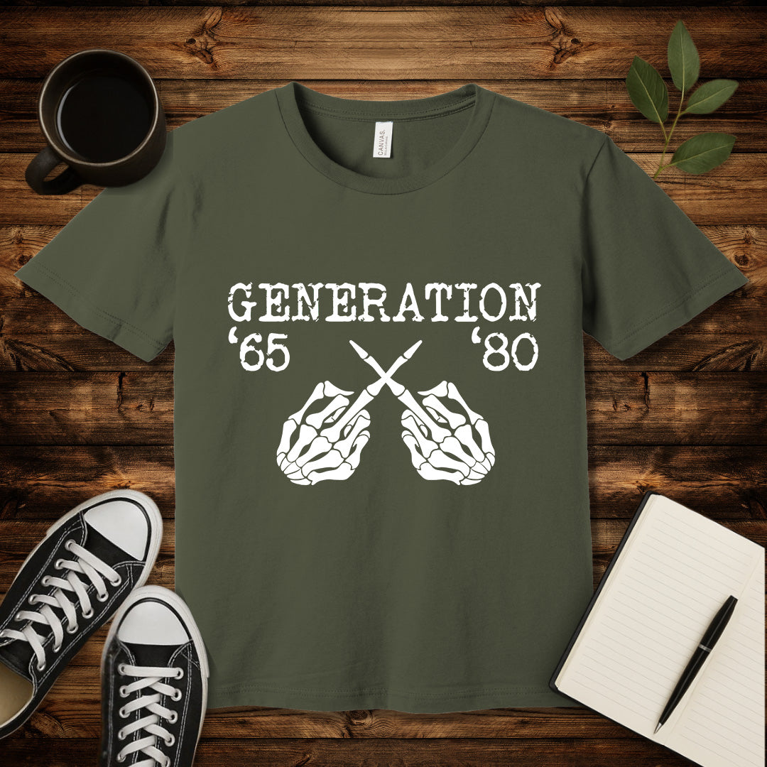 Generation X T-Shirt-T-Shirt-Army-S-wearable sarcasm by Savage Tee Society
