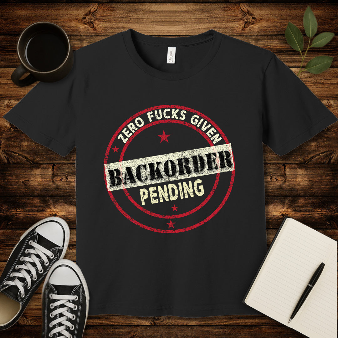 Zero Fucks Given T-Shirt-T-Shirt-Black-S-wearable sarcasm by Savage Tee Society