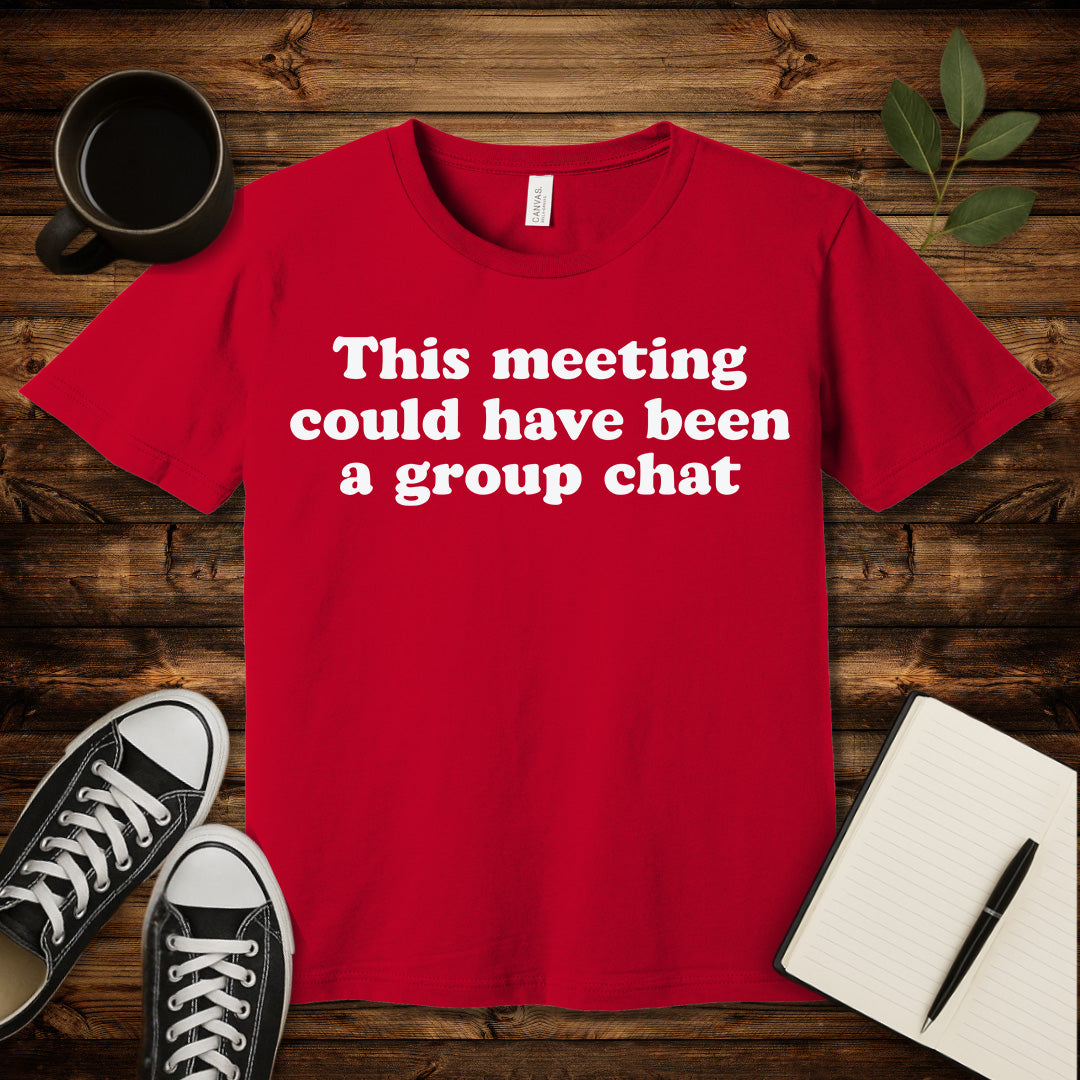 This Meeting Sucks T-Shirt-T-Shirt-Red-S-wearable sarcasm by Savage Tee Society
