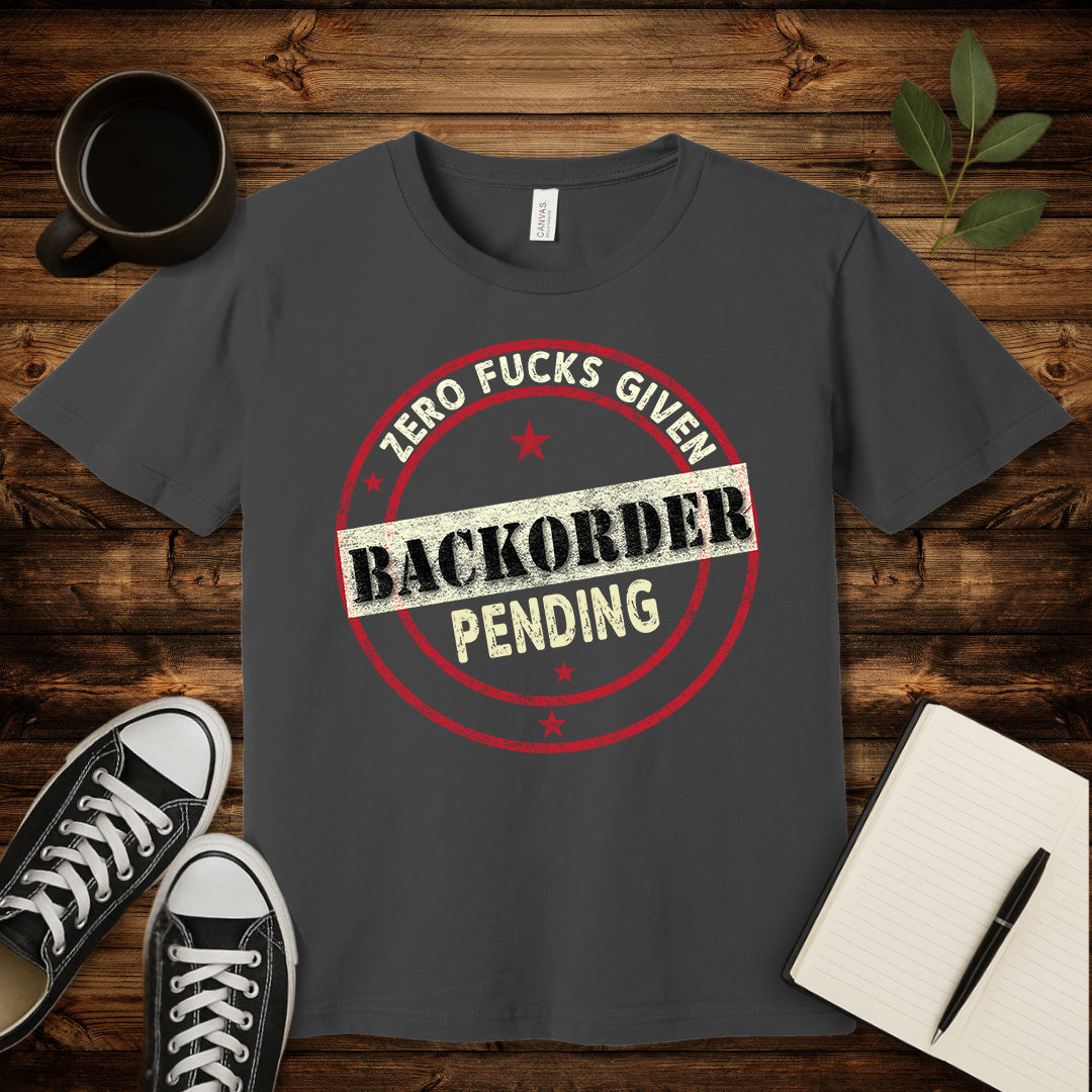 Zero Fucks Given T-Shirt-T-Shirt-Asphalt-S-wearable sarcasm by Savage Tee Society