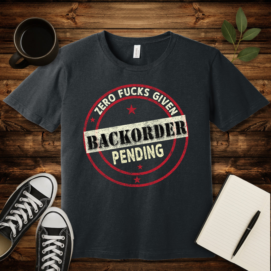 Zero Fucks Given T-Shirt-T-Shirt-Dark Grey Heather-S-wearable sarcasm by Savage Tee Society