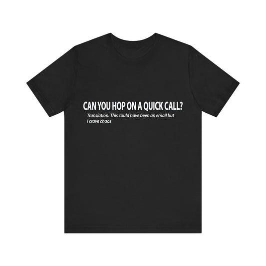 Corporate Translation: Can You Hop on a Quick Call Tee