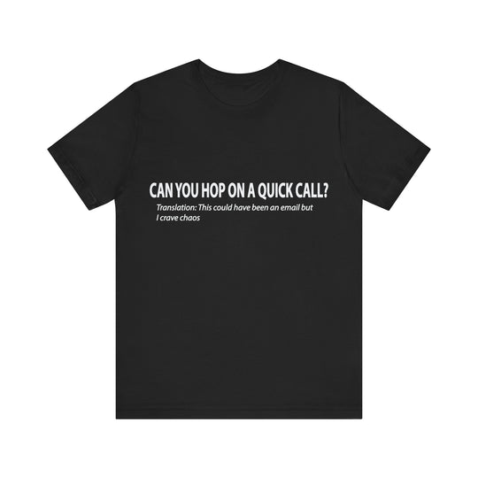 Corporate Translation: Can You Hop on a Quick Call Tee
