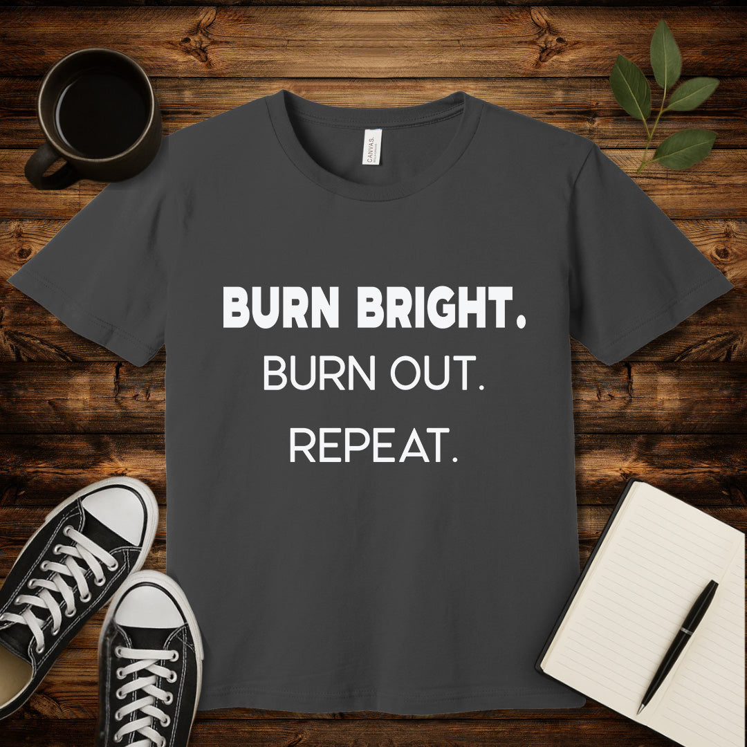 Burnout Loop T-Shirt-T-Shirt-S-Asphalt-wearable sarcasm by Savage Tee Society