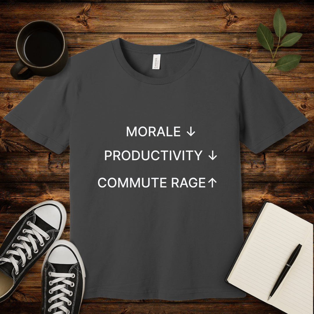Commute Rage T-Shirt-T-Shirt-S-Asphalt-wearable sarcasm by Savage Tee Society