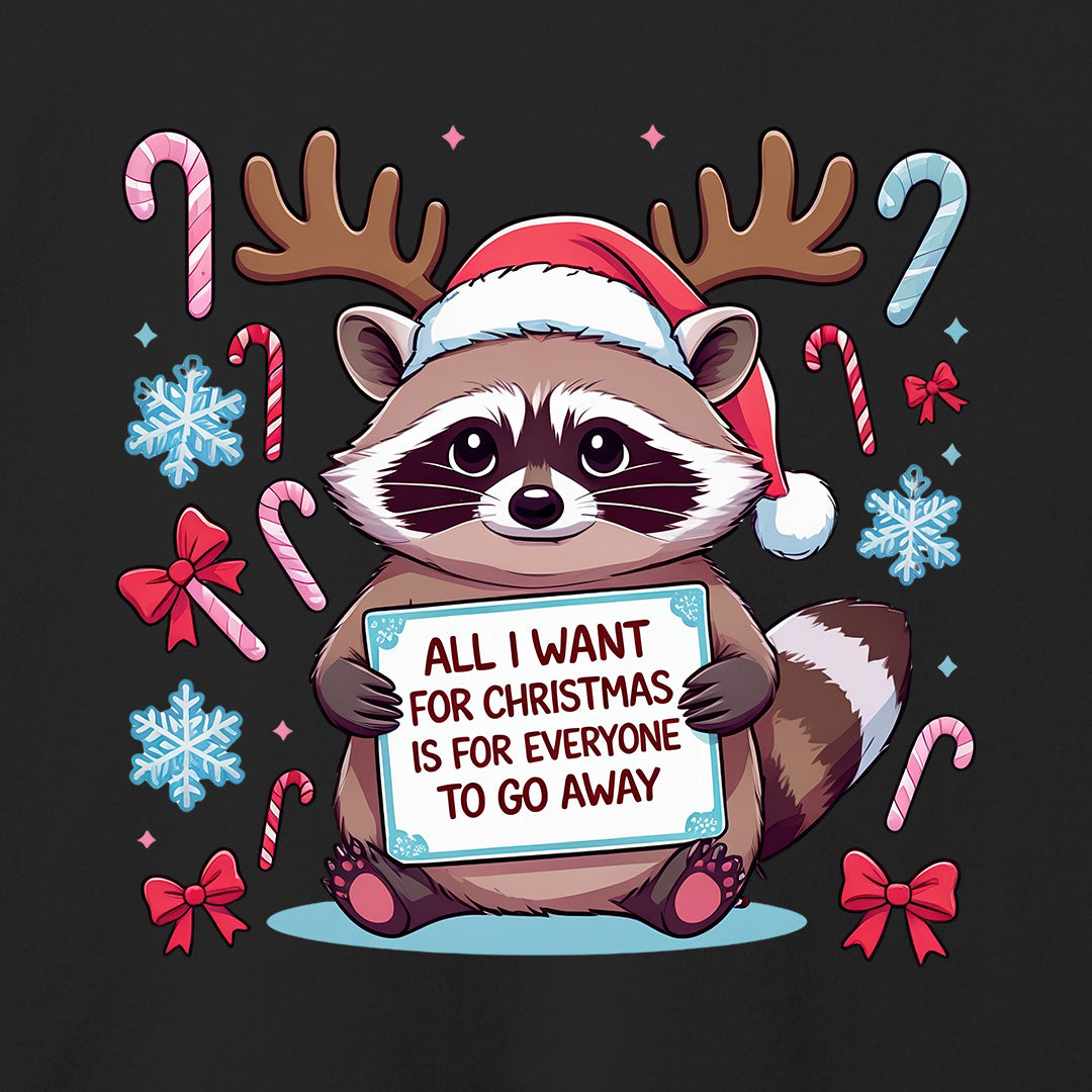 Go Away Anti-Social Christmas T-Shirt