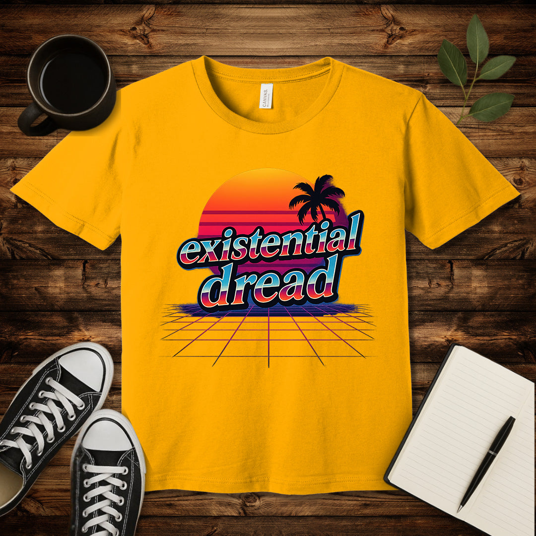 Existential Dread T-Shirt-T-Shirt-Gold-S-wearable sarcasm by Savage Tee Society