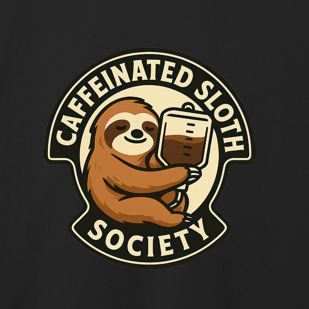 Caffeinated Sloth Society T-Shirt