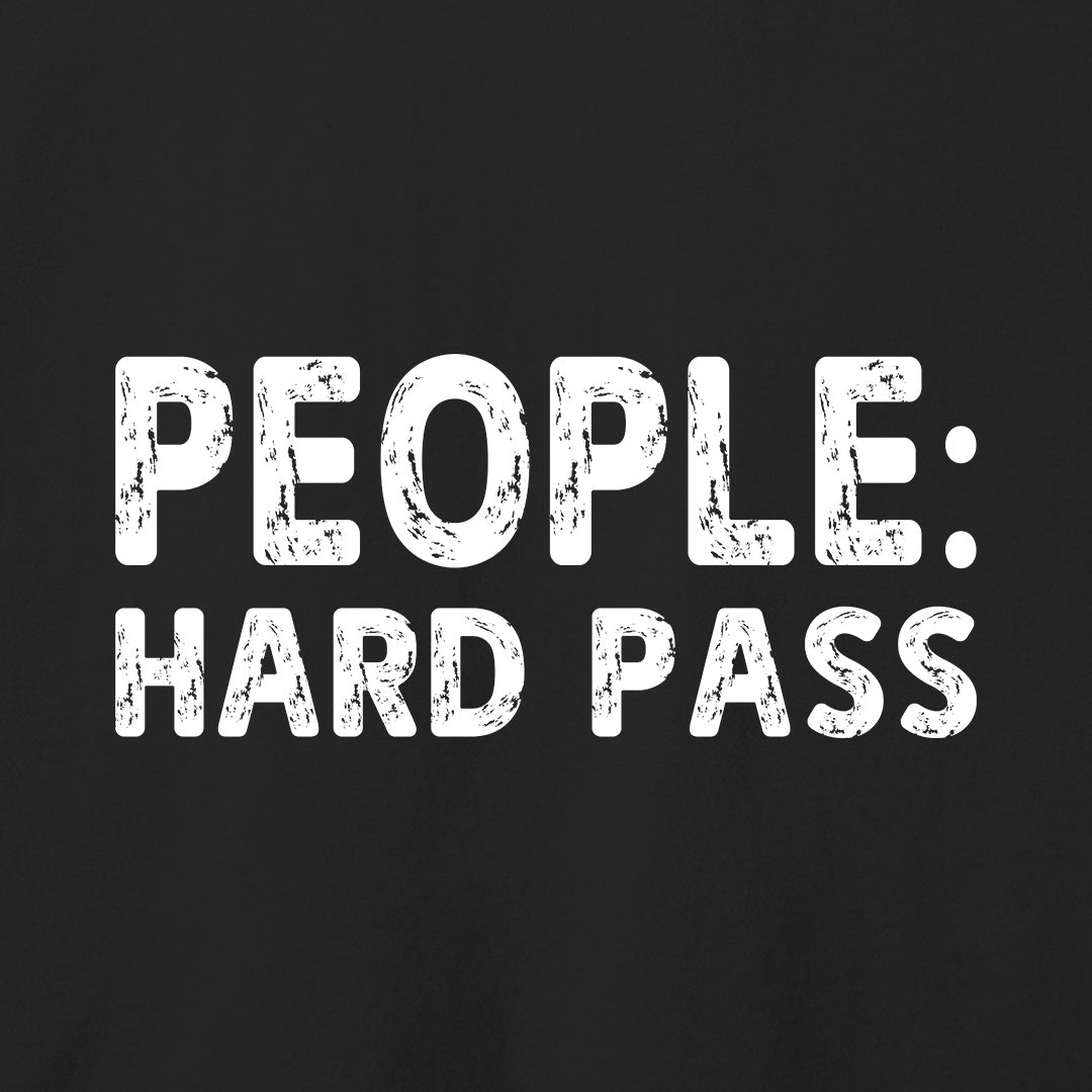 People: Hard Pass T-Shirt-T-Shirt-Asphalt-S-