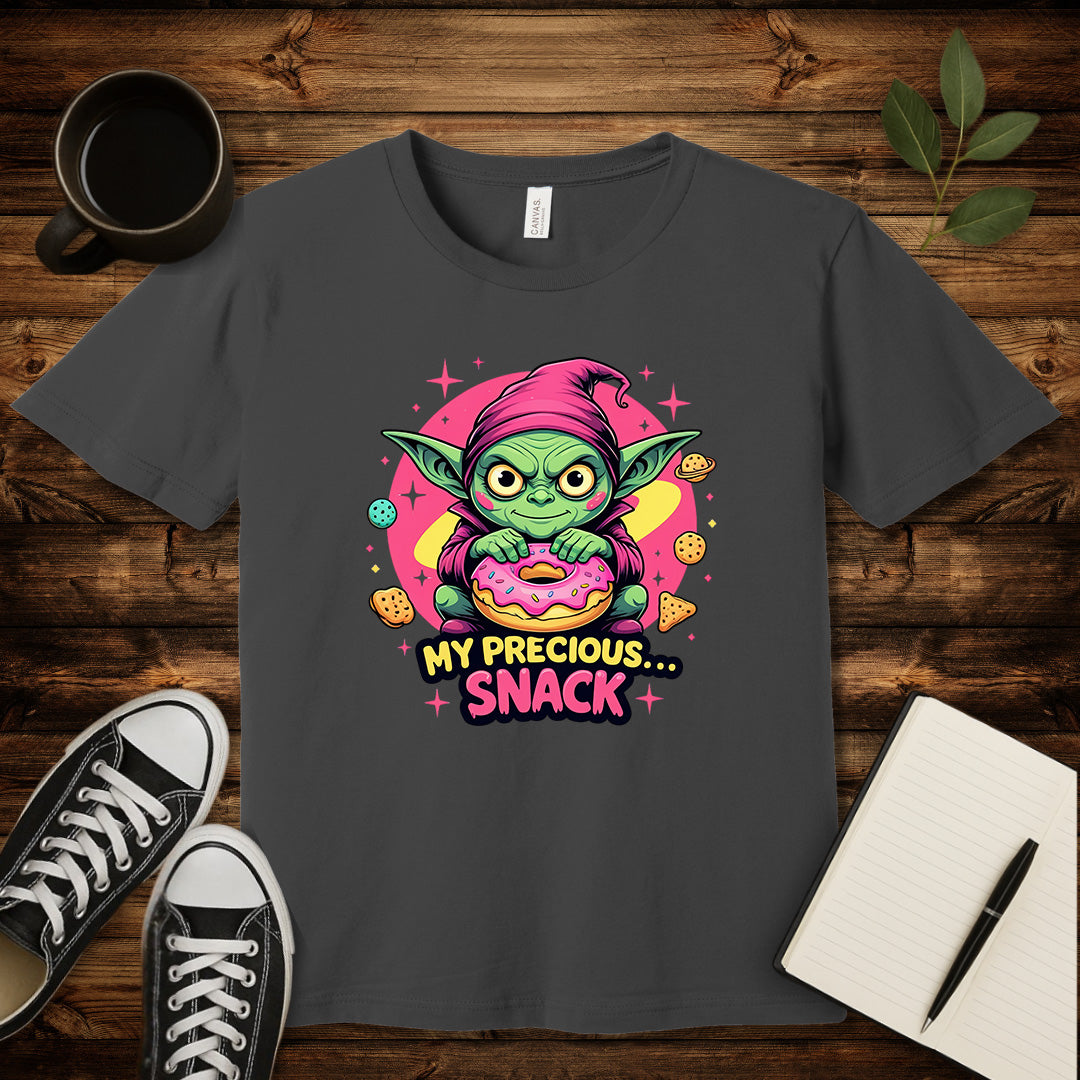 My Precious Snack T-Shirt-T-Shirt-Asphalt-S-wearable sarcasm by Savage Tee Society