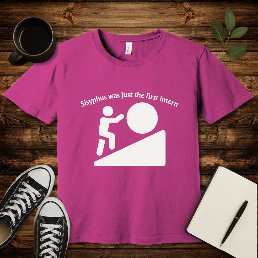 Sisyphus Intern T-Shirt-T-Shirt-Berry-S-wearable sarcasm by Savage Tee Society