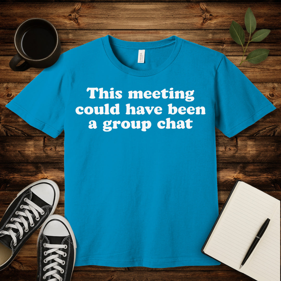 This Meeting Sucks T-Shirt-T-Shirt-Aqua-S-wearable sarcasm by Savage Tee Society