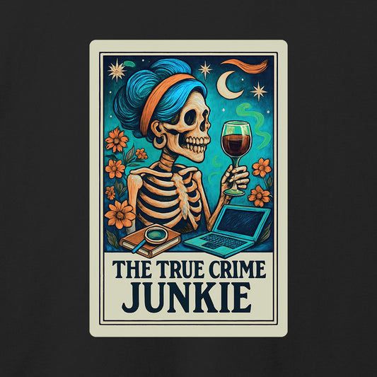The True Crime Junkie T-Shirt-T-Shirt-Athletic Heather-S-