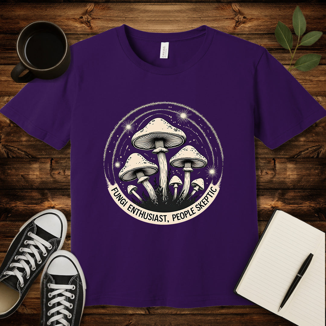 Fungi Enthusiast T-Shirt-T-Shirt-Team Purple-S-wearable sarcasm by Savage Tee Society