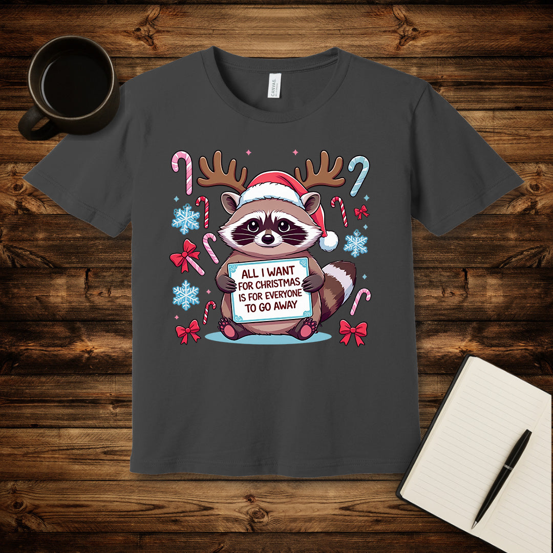 Go Away Anti-Social Christmas T-Shirt
