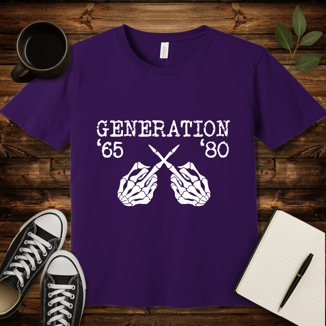 Generation X T-Shirt-T-Shirt-Team Purple-S-wearable sarcasm by Savage Tee Society
