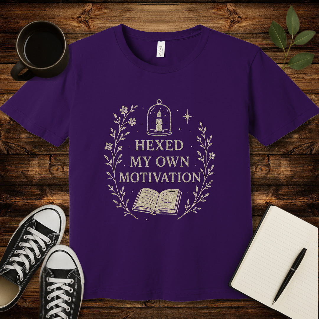 Hexed My Motivation T-Shirt-T-Shirt-Team Purple-S-wearable sarcasm by Savage Tee Society