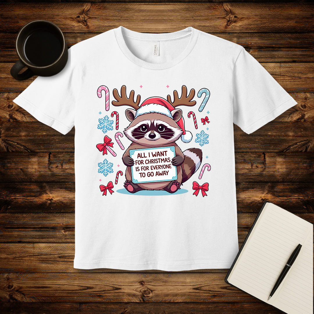 Go Away Anti-Social Christmas T-Shirt