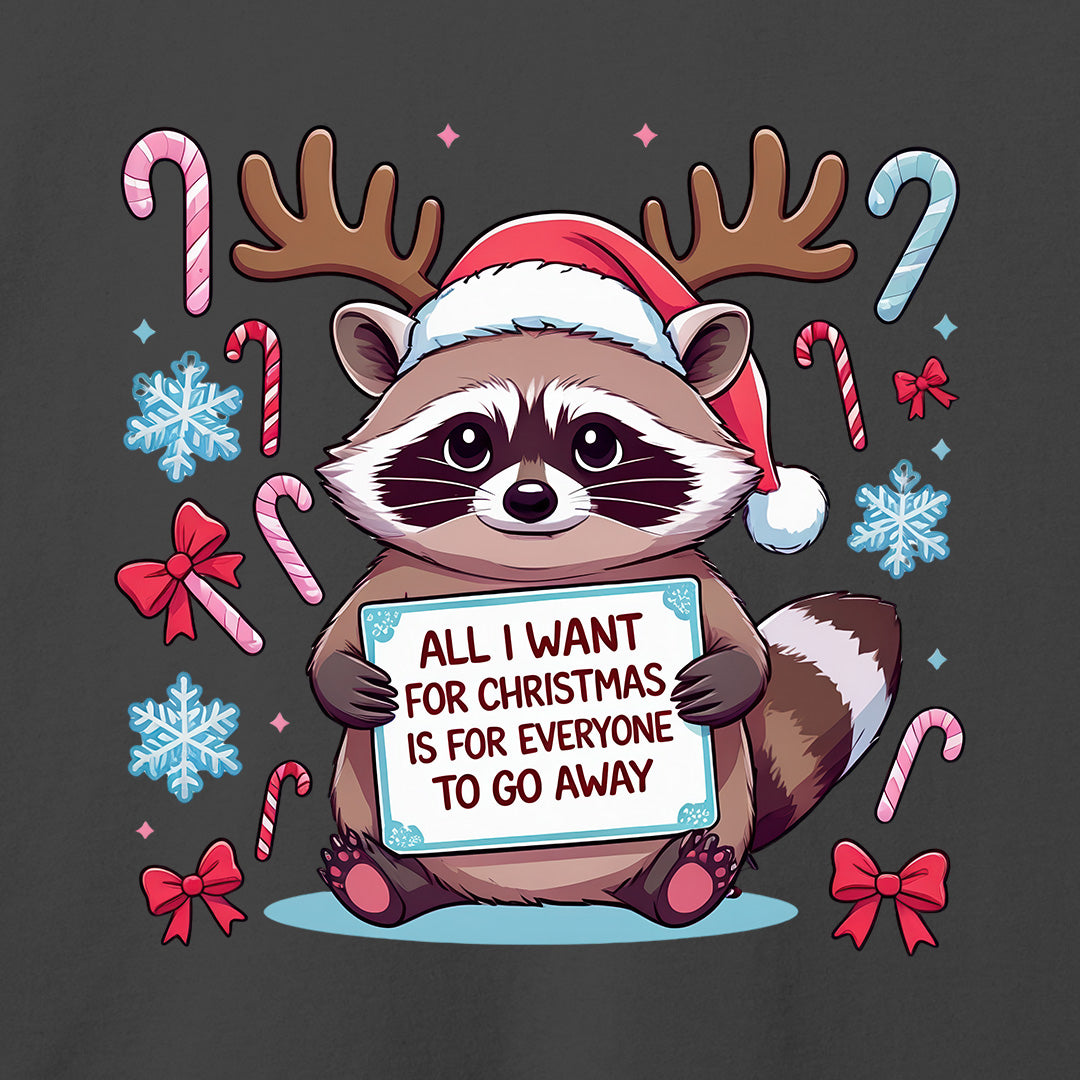 Go Away Anti-Social Christmas T-Shirt