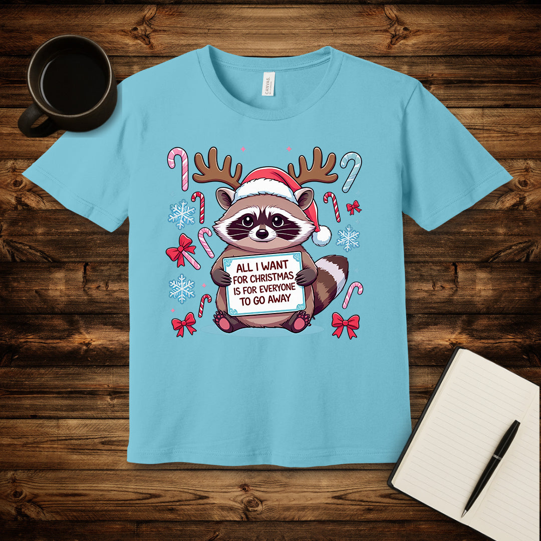 Go Away Anti-Social Christmas T-Shirt