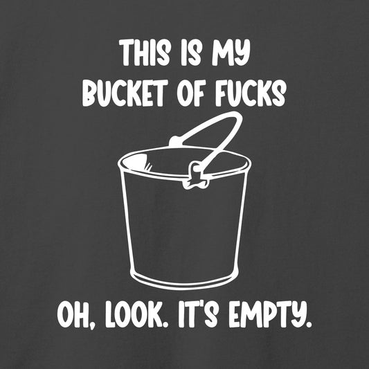 Bucket of Fucks T-Shirt-T-Shirt-Asphalt-S-